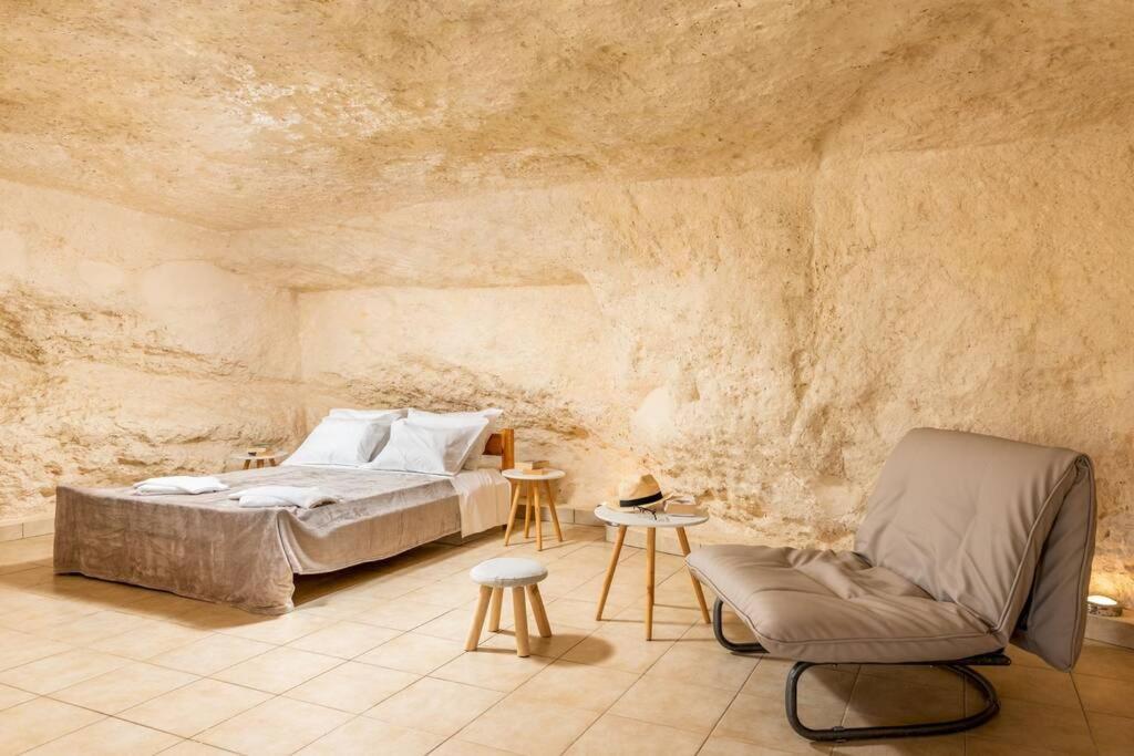 Nostos Cave Seaview Apartment Матала Экстерьер фото