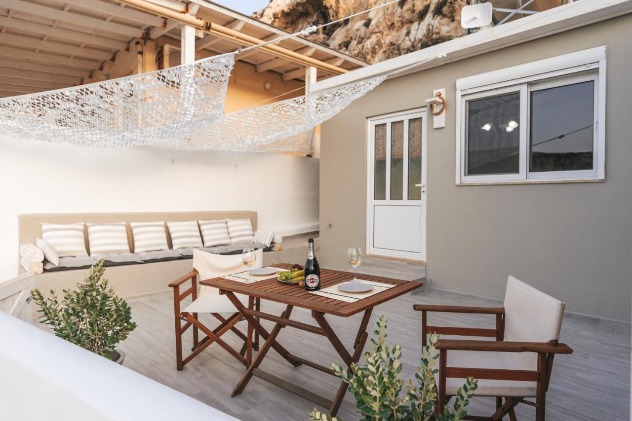 Nostos Cave Seaview Apartment Матала Экстерьер фото